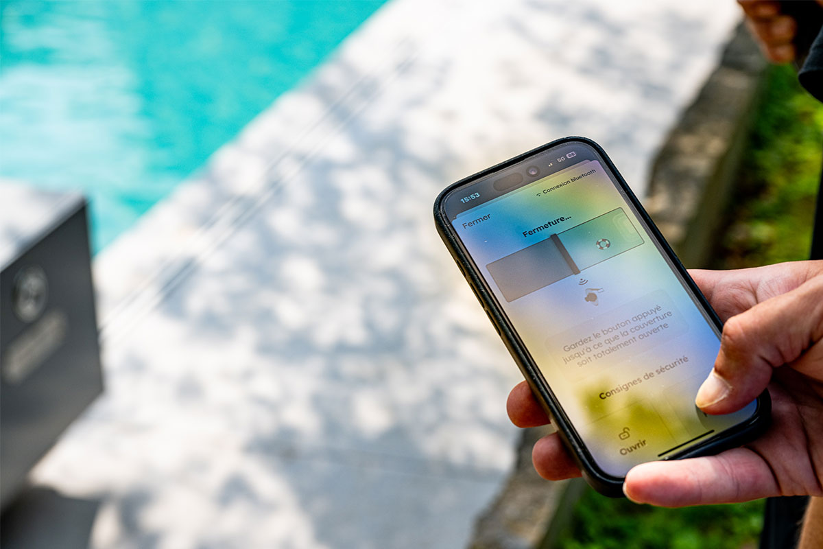 Bluetooth Application Bluetooth pour ouvrir et fermer la Coverseal